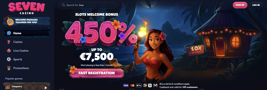 Seven.Casino credit card casino